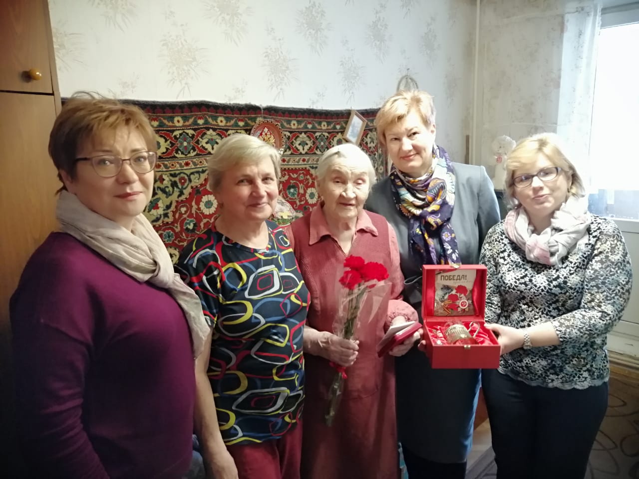 Вручение юбилейных медалей  «75 лет Победы в Великой Отечественной войне» нашим дорогим ветеранам.